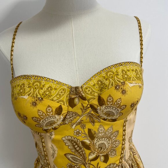 NWT Zimmermann Lucky Corset Midi Dress - Picture 4 of 11